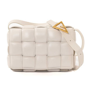 Bottega Veneta Padded Cassette Shoulder Bag White